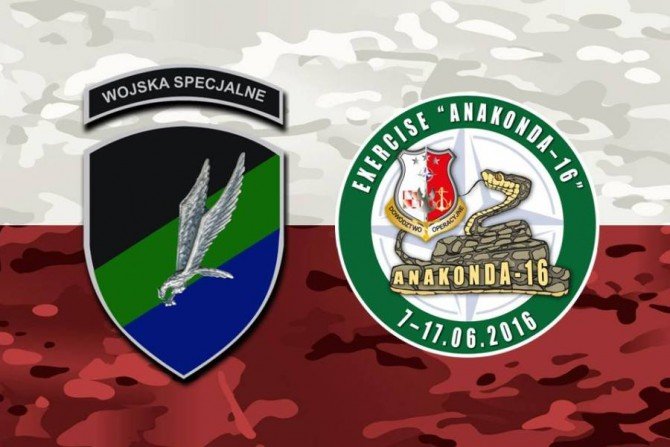 Wojska Specjalne podczas ćwiczeń Anakonda-16