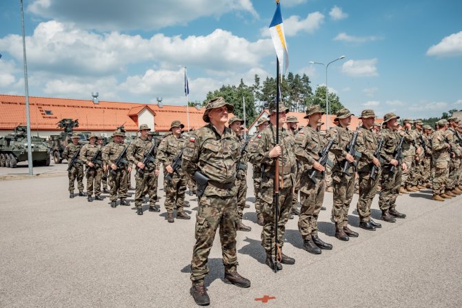 „Dark Rifles” na czele Batalionowej Grupy Bojowej NATO