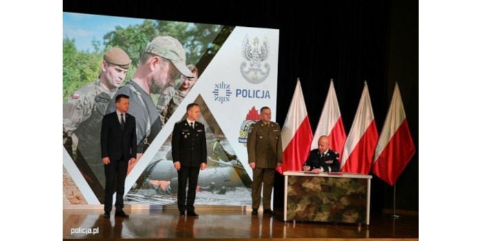 Porozumienie o współpracy pomiędzy Policją, Strażą Pożarną i WOT