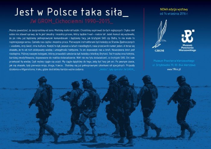 Wystawa JW GROM Cichociemni 1990-2015 w nowej odsłonie - galeria