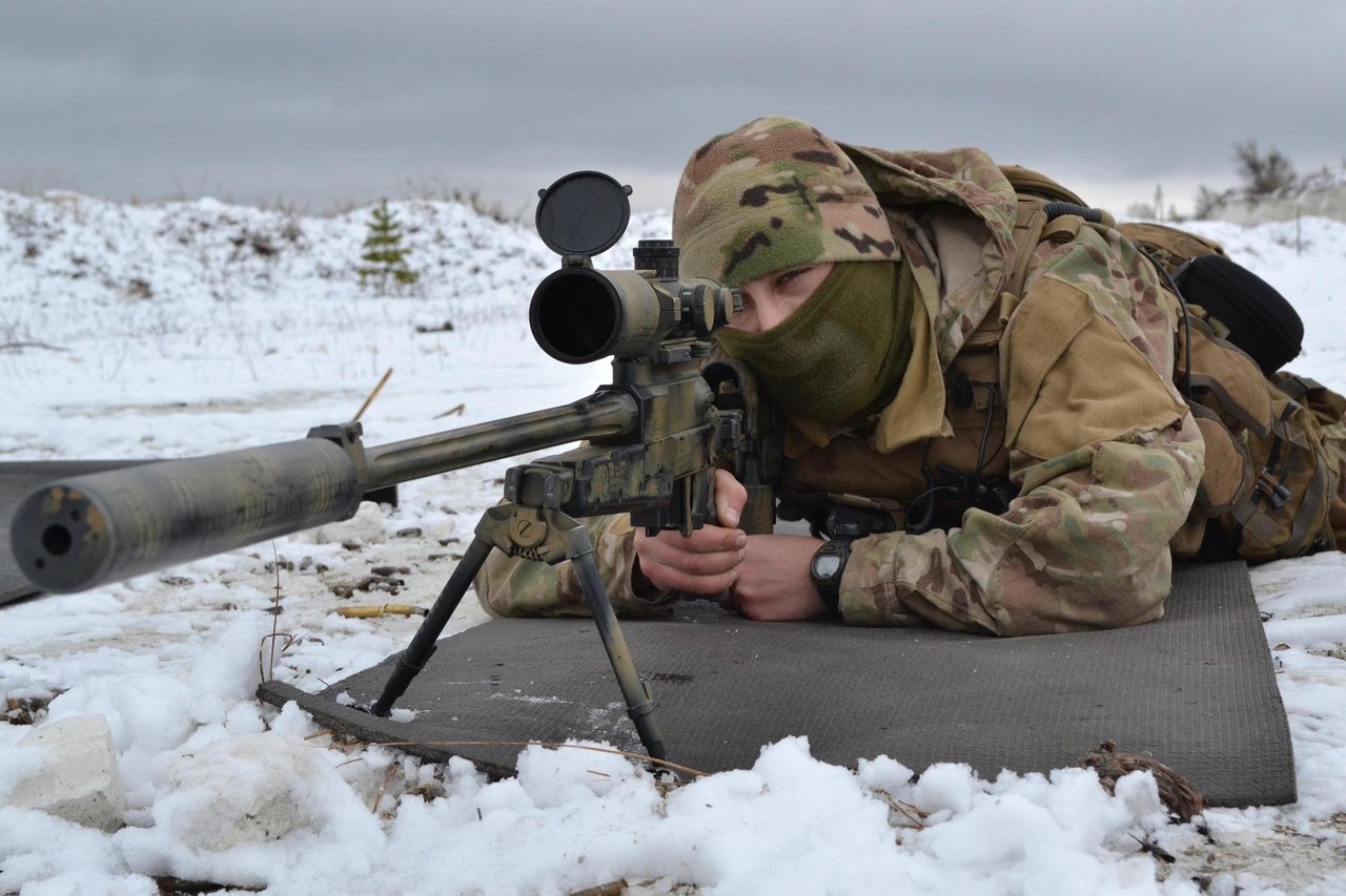 Rekordowy strzał snajpera z Ukrainy - galeria