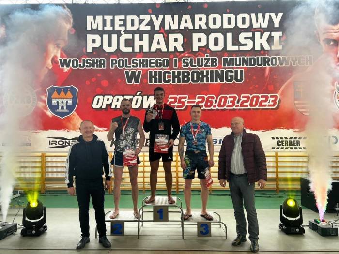 Funkcjonariusze SOP na podium Międzynarodowego Pucharu Polski Wojska Polskiego i Służb Mundurowych w kickboxingu