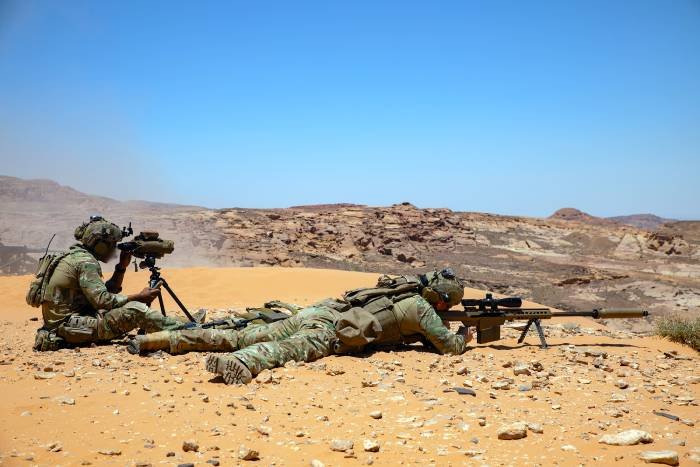 Belgijscy komandosi trenują w Jordanii