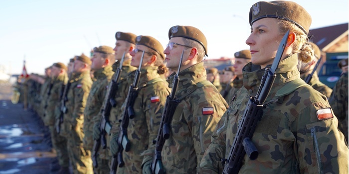 Przysięga wojskowa w szczecińskiej Łasztowni