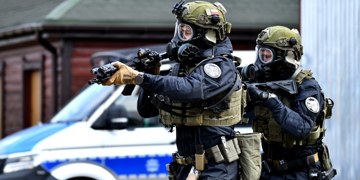 Krajowe ćwiczenia ratownicze służb przy granicy z Białorusią
