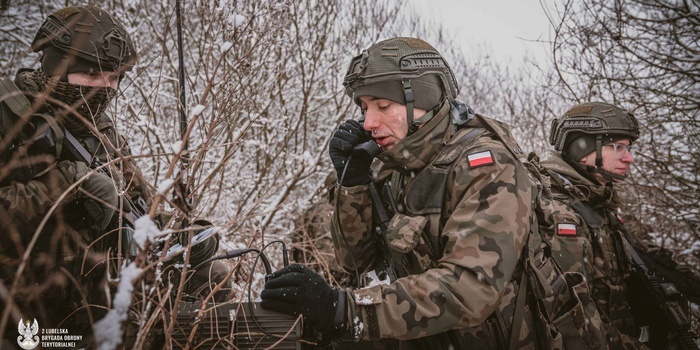 Zimowe szkolenie 23 Batalionu Lekkiej Piechoty w Bezwoli