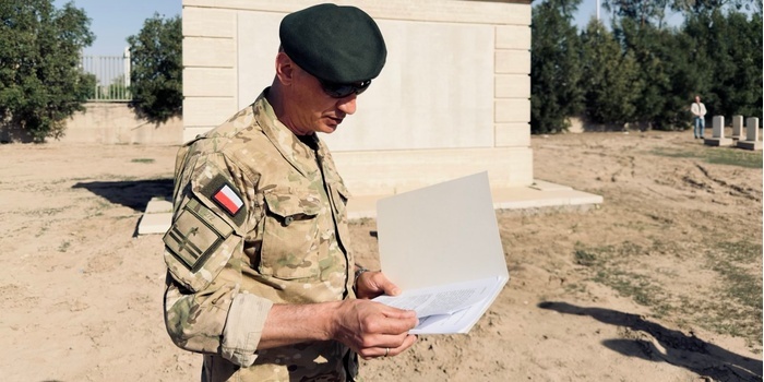 XIX zmiana PKW Irak oddała hołd poległym polskim żołnierzom w Bagdadzie