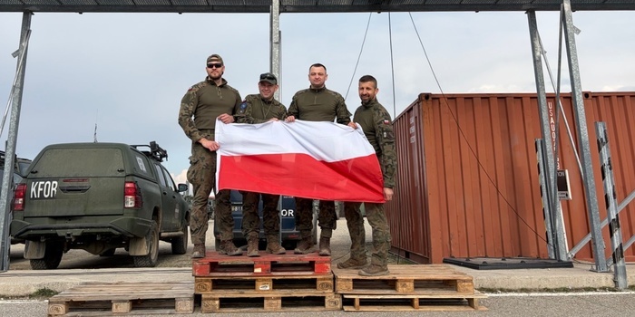 Polscy żołnierze na DANCON MARCH