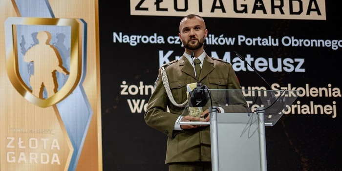 Żołnierz CSWOT wygrał prestiżową nagrodę