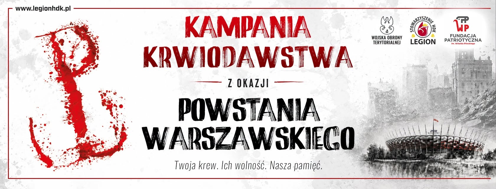 Ogólnopolska Kampania Honorowego Krwiodawstwa z okazji Powstania Warszawskiego