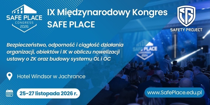 IX Międzynarodowy Kongres SAFE PLACE i II Warsztaty OLiOC – wakacyjna pula biletów na wyjątkowe wydarzenie!