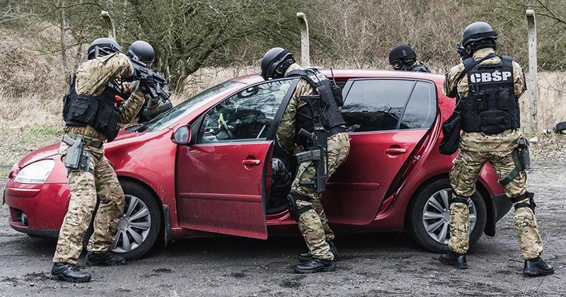 Policjanci CBŚP w akcji