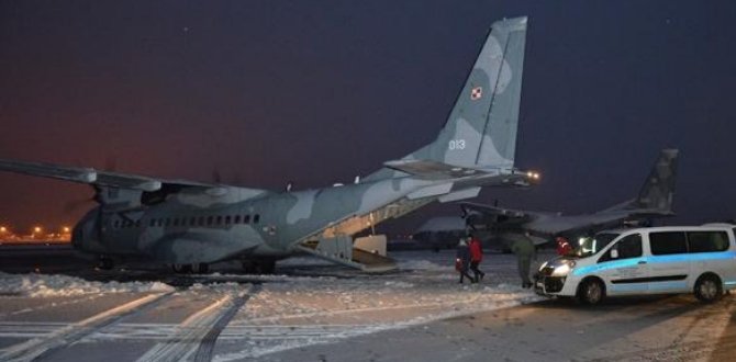 załoga samolotu 8. Bazy Lotnictwa Transportowego wykonała Akcję Serce