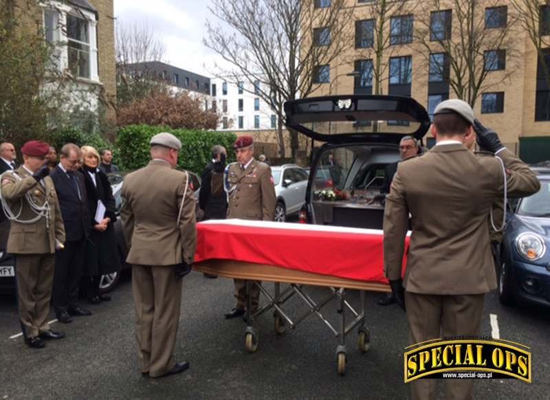 Pogrzeb gen. bryg. Alfonsa Wiktora Maćkowiaka odbył się w Londynie 21 lutego 2017 r.