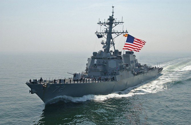 USS "Mahan", niszczyciel klasy Arleigh Burke Fot. US Navy