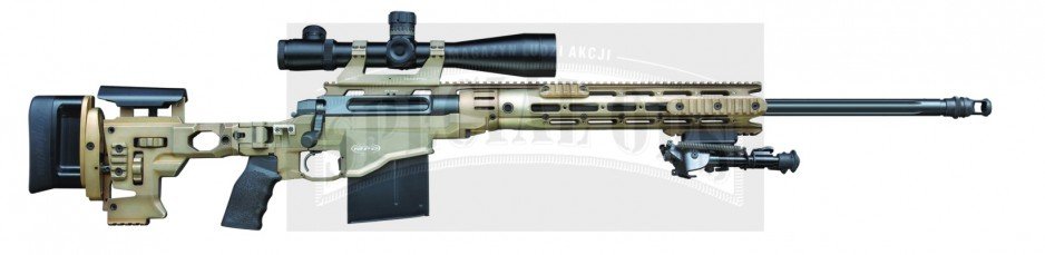 „Czarny koń” programu PSR – Remington MSR (Modular Sniper Rifle, na zdjęciu z lufą długości 27 cali, w ofercie także 20-, 22- i 24-calowe), rozwinięty z XM2010, wybranego przez US Army.