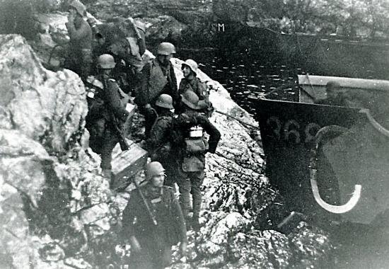 Żołnierze K&uuml;stenj&auml;ger Abteilung Dywizji Brandenburg na froncie włoskim Fot. http://www.elgrancapitan.org&nbsp;