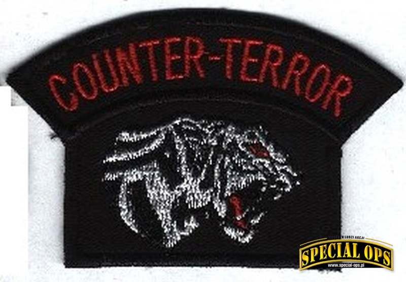 Plakietka 707CT SMB (Counter Terror Special Mission Battalion) „Biały  tygrys”, głównej jednostki ROKA do walki z terroryzmem i najbardziej elitarnego oddziału sił specjalnych, podległych SWC; fot.: ROK MND/ROK Army, Jeong Seung Ik