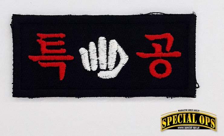 Odznaka kwalifikacyjna mistrza Taekwondo sił specjalnych; fot.: ROK MND/ROK Army, Jeong Seung Ik
