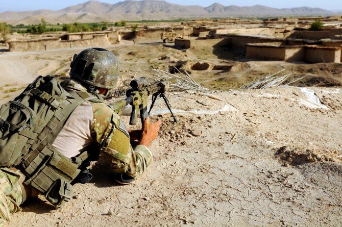 Snajper 75 Pułku Ranger w Afganistanie Fot. US DoD