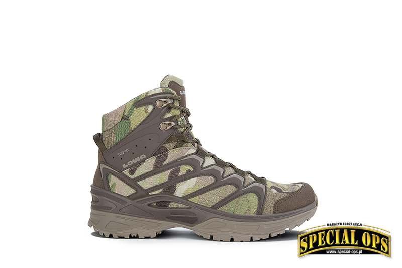 Nowa wersja butów Innox GTX Mid TF – w kamuflażu MultiCam firmy LOWA Sportschuhe GmbH.