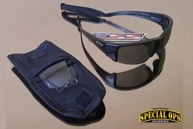 Prezentujemy nowość na rynku - okulary balistyczne amerykańskiej marki ESS: linię produkt&oacute;w ESS Crowbar Zdjęcie: Ireneusz Chloupek, Eye Safety Systems Inc.