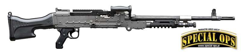FN MAG w najnowszej wersji z Herstal - tu bez dwójnogu.