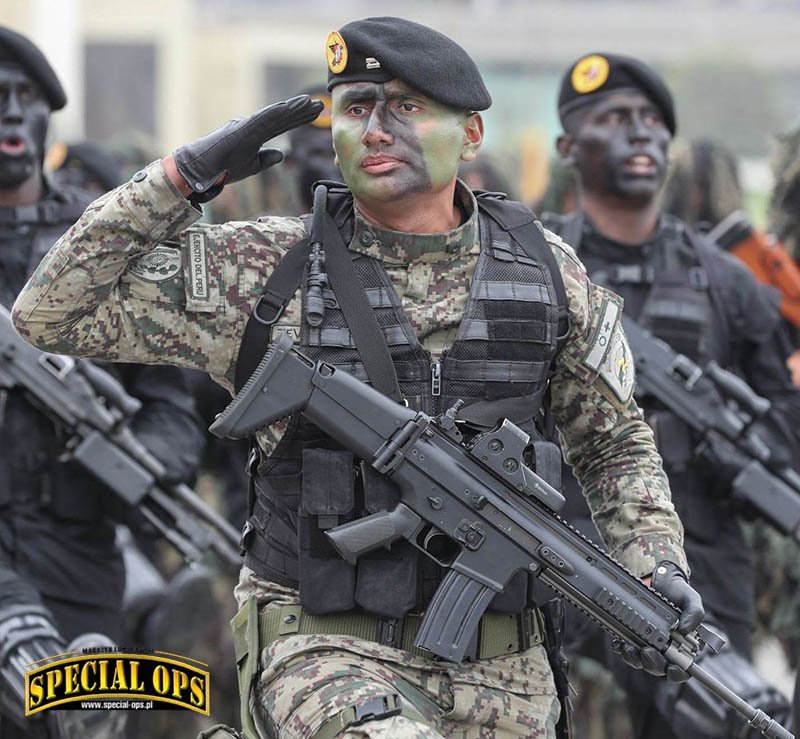 W SCAR-y uzbrojono chilijskich marines, a od 2012 r. stopniowo stają się podstawową bronią sił specjalnych Peru [3]