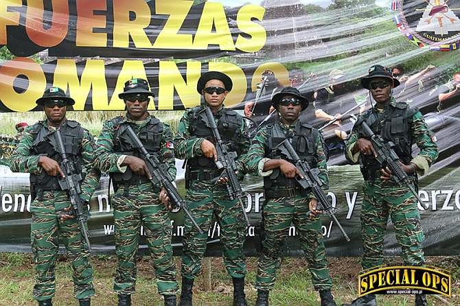 Gujana: żołnierze z 31. Special Forces Squadron GDF (Guyana Defence Force)