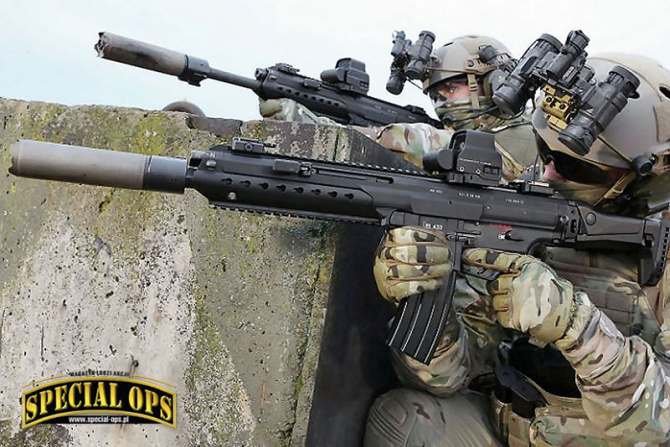 HK433 to w planach rodzina nowej broni, łącząca najlepsze cechy G36 i HK416 Fot. Heckler &amp; Koch GmbH
&nbsp;