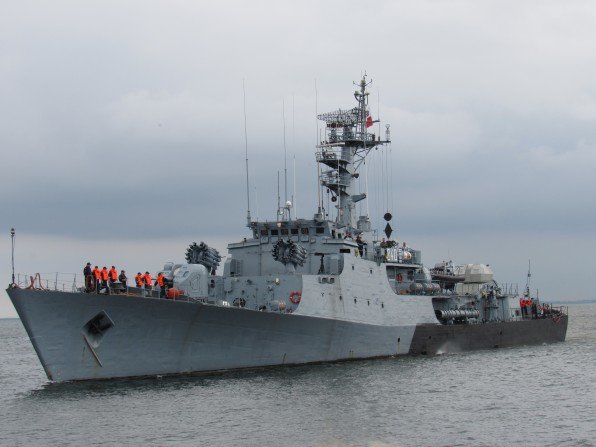 Korweta zwalczania okręt&oacute;w podwodnych ORP "Kaszub"; fot. M. Piekarski
