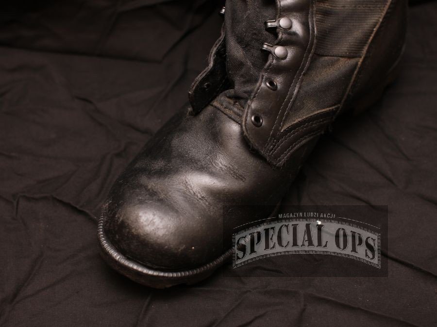 US Army Jungle Boots po renowacji.