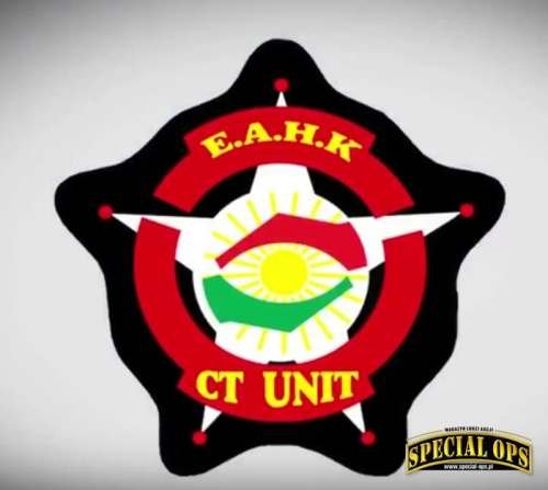 Plakietka Counter Terrorism Unit Rady Bezpieczeństwa Regionu Kurdystanu (CTU EAHK)