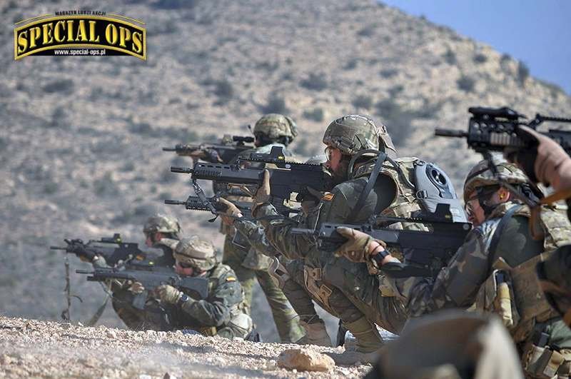 Obecnie Dowództwu Operacji Specjalnych MOE hiszpańskich wojsk lądowych podlegają cztery około 200-osobowe Grupo de Operaciones Especiales GOE II, III, IV i XIX.