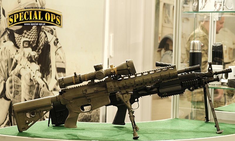 7,62 mm LaRue PredatOBR i 5,56 mm rkbkm FN Minimi 5.56 Mk 3 z arsenału JW GROM; fot. Agnieszka Szwed