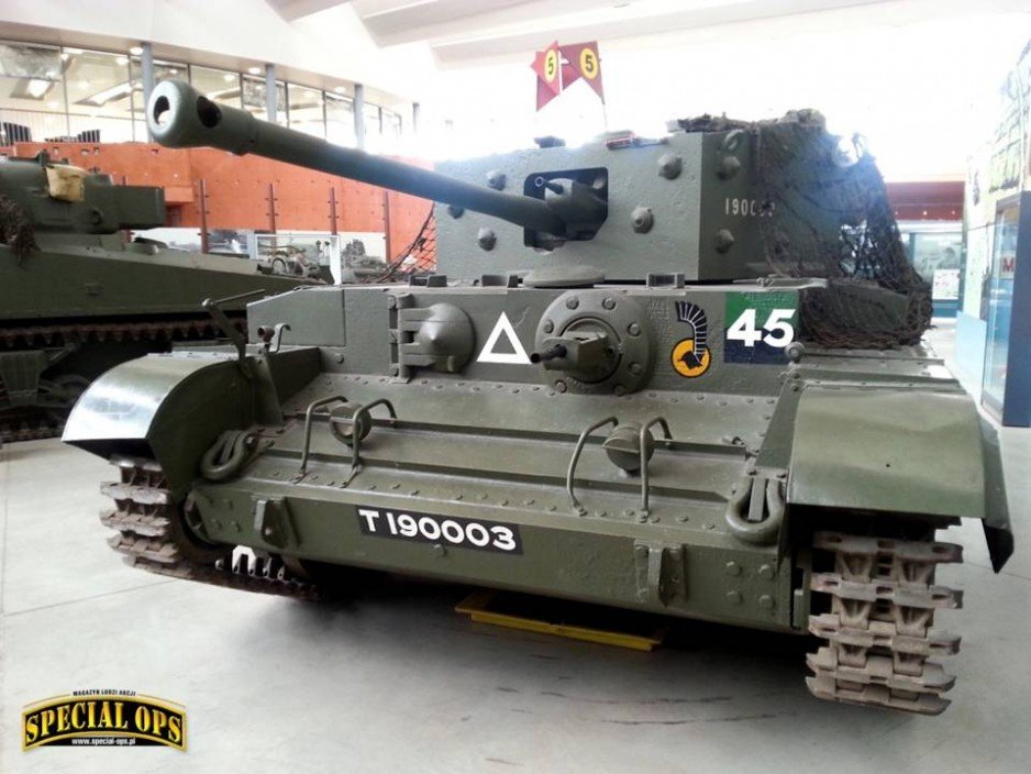 Cromwell - 1. Dywizja Pancerna gen. Maczka - Muzeum Czołgów (The Tank Museum) w Bovington w Dorset.