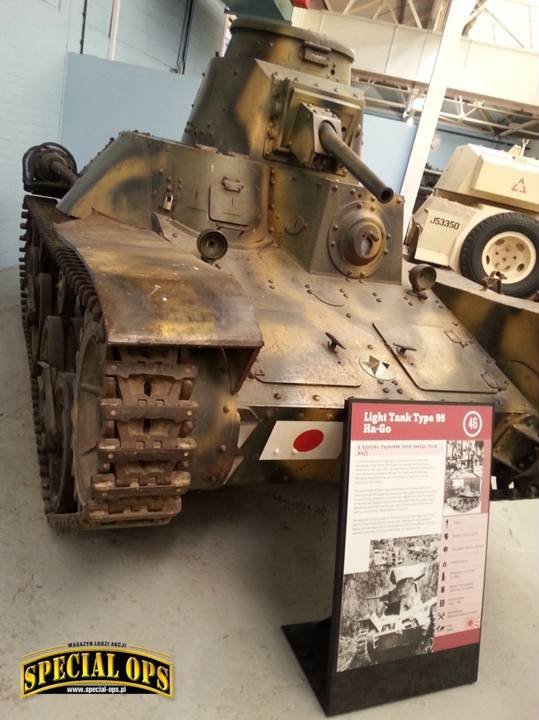 Ha-Go - typ 98 - Muzeum Czołgów (The Tank Museum) w Bovington w Dorset.