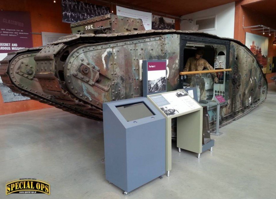 Mark II (damski) - Muzeum Czołgów (The Tank Museum) w Bovington w Dorset.