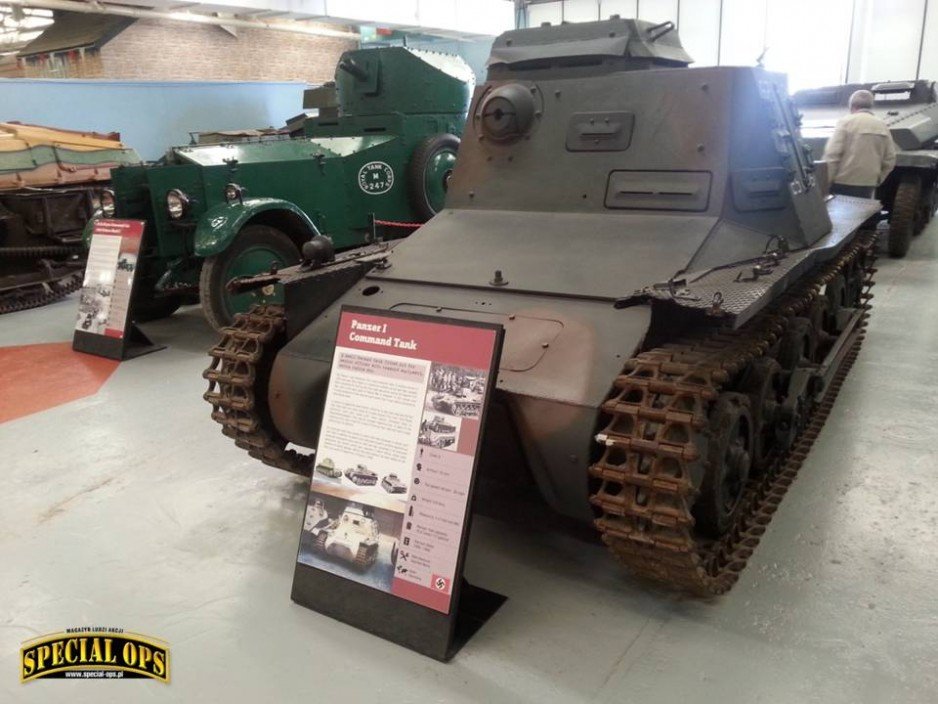 Panzerkampfwagen I (Panzer I) - Muzeum Czołgów (The Tank Museum) w Bovington w Dorset.