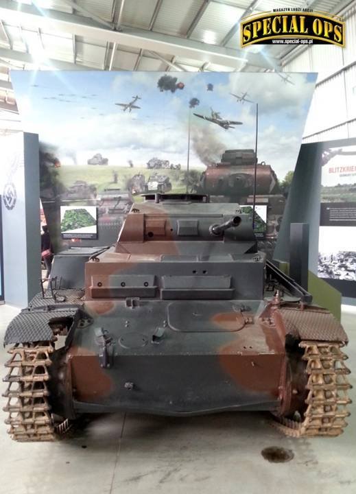Panzerkampfwagen II (Panzer II) - Muzeum Czołgów (The Tank Museum) w Bovington w Dorset.