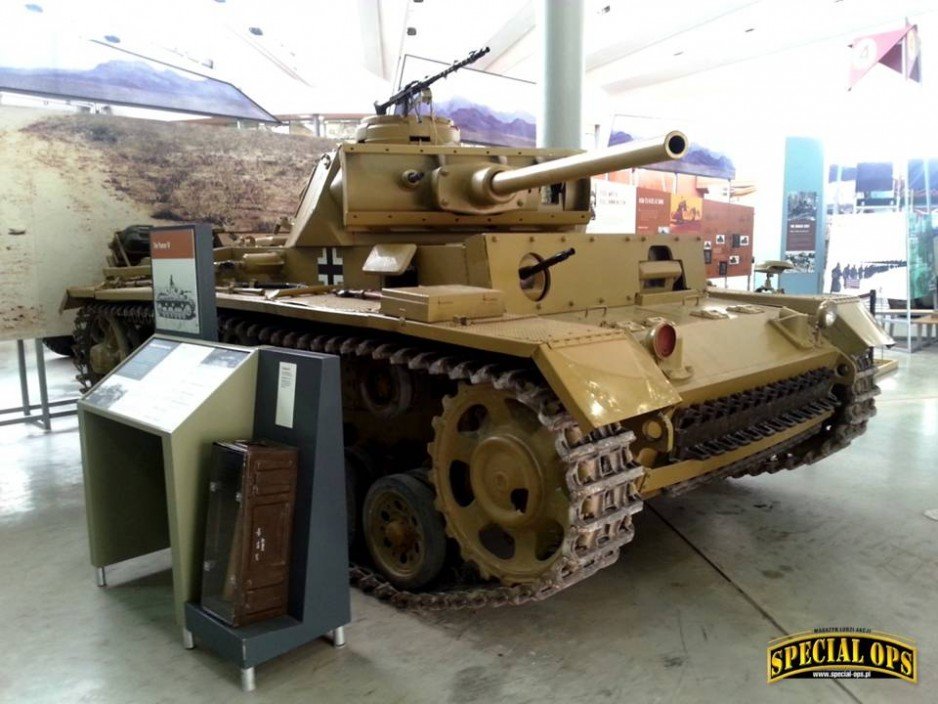 Panzerkampfwagen III (Panzer III) - Muzeum Czołgów (The Tank Museum) w Bovington w Dorset.