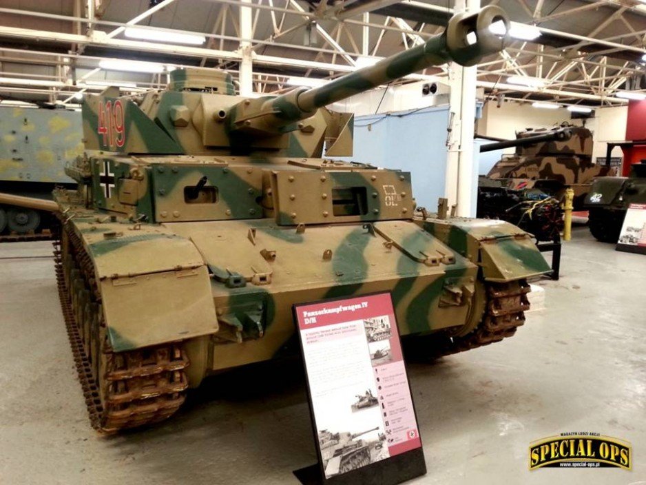 Panzerkampfwagen IV (Panzer IV) - Muzeum Czołgów (The Tank Museum) w Bovington w Dorset.