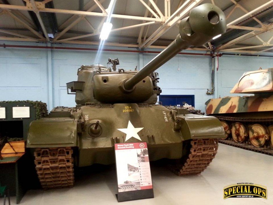 M28 Pershing - Muzeum Czołgów (The Tank Museum) w Bovington w Dorset.