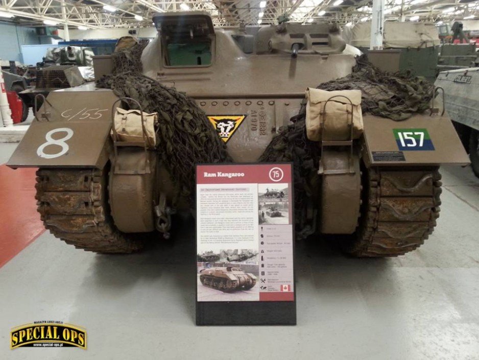 Ram Kangaroo - Muzeum Czołgów (The Tank Museum) w Bovington w Dorset.