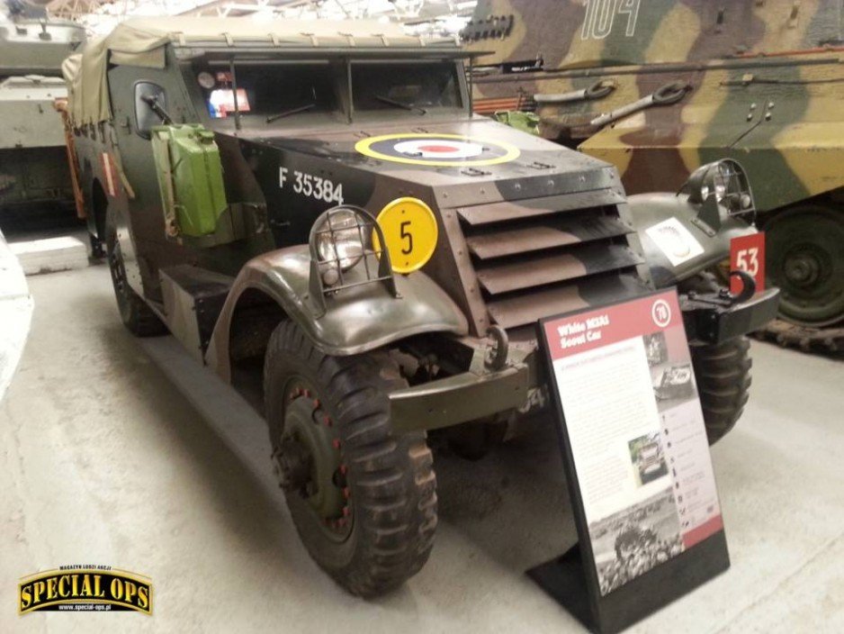 M3A1 - Muzeum Czołgów (The Tank Museum) w Bovington w Dorset.