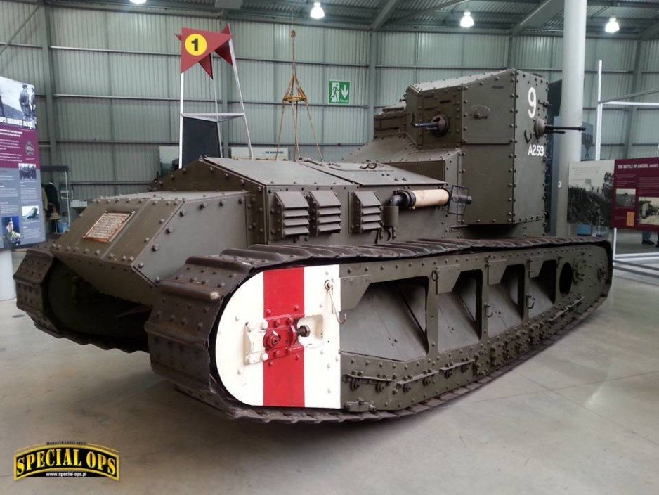 Whippet - Muzeum Czołgów (The Tank Museum) w Bovington w Dorset.