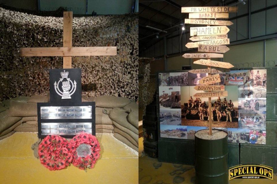 Fragment ekspozycji Battlegroup Afghanistan - Muzeum Czołgów (The Tank Museum) w Bovington w Dorset.