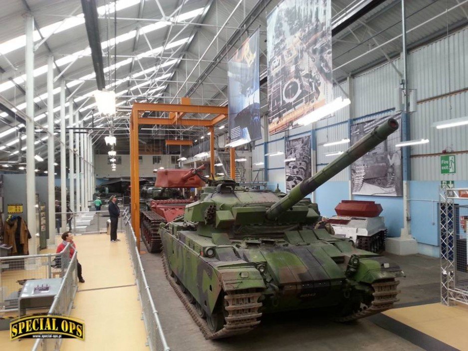 "Fabryka" w Muzeum Czołgów (The Tank Museum) w Bovington w Dorset.