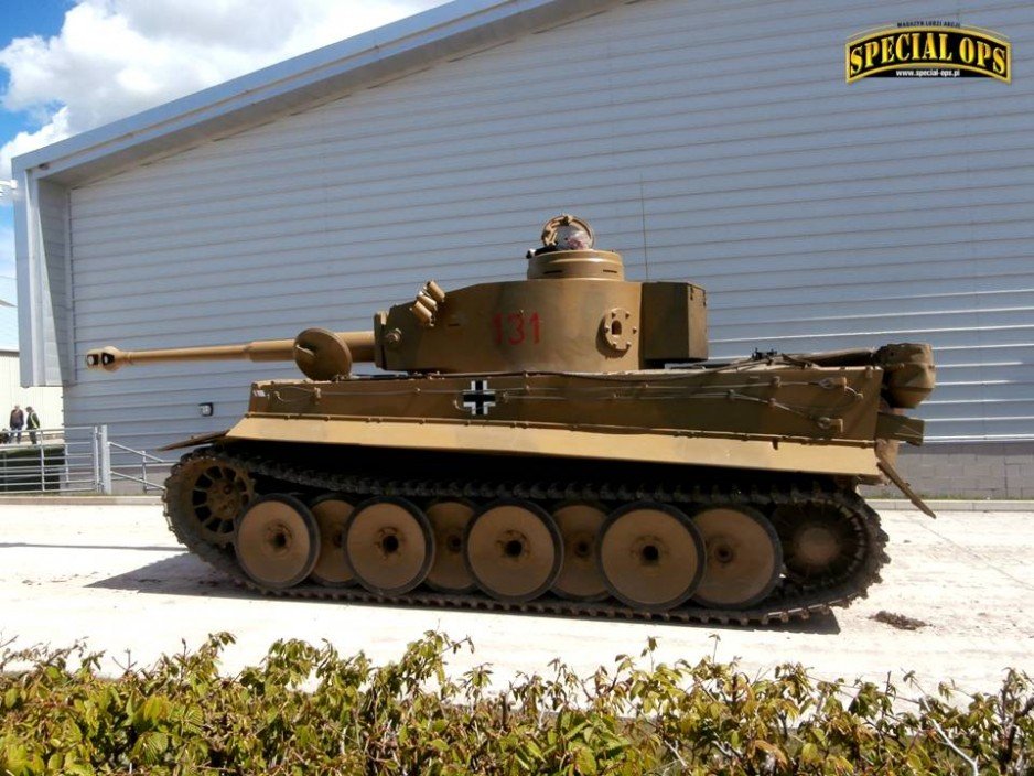 Panzerkampfwagen VI Ausf E Tiger I (SdKfz 181) - "Tiger 131" podczas "Tiger Day 2016" w Muzeum Czołgów (The Tank Museum) w Bovington w Dorset.