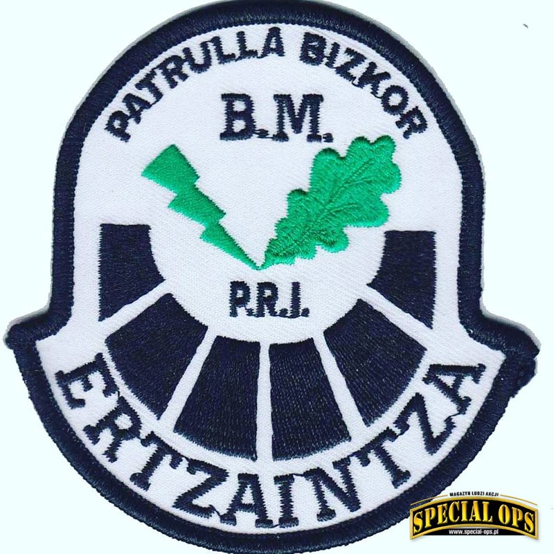 Oznaka patroli szybkiego reagowania PRI policji Kraju Basków.